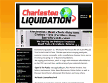 Tablet Screenshot of charlestonliquidation.com